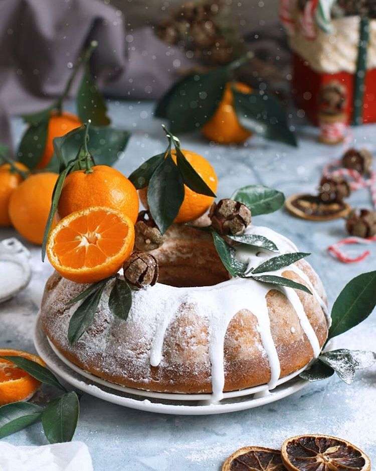 Зимняя выпечка: вкусный и ароматный мандариновый кекс