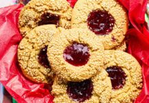 Печиво з відбитками тахіні: вишуканий варіант свята