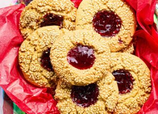 Печиво з відбитками тахіні: вишуканий варіант свята