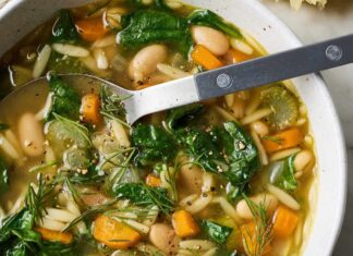 Затишний Лимонний Суп з Орзо: Швидка та Корисна Вечеря на Будні