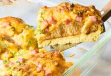 Запіканка із листкового тіста з шинкою: Класика домашнього затишку